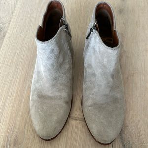 Sam Edelman grey suede booties (size 7.5)